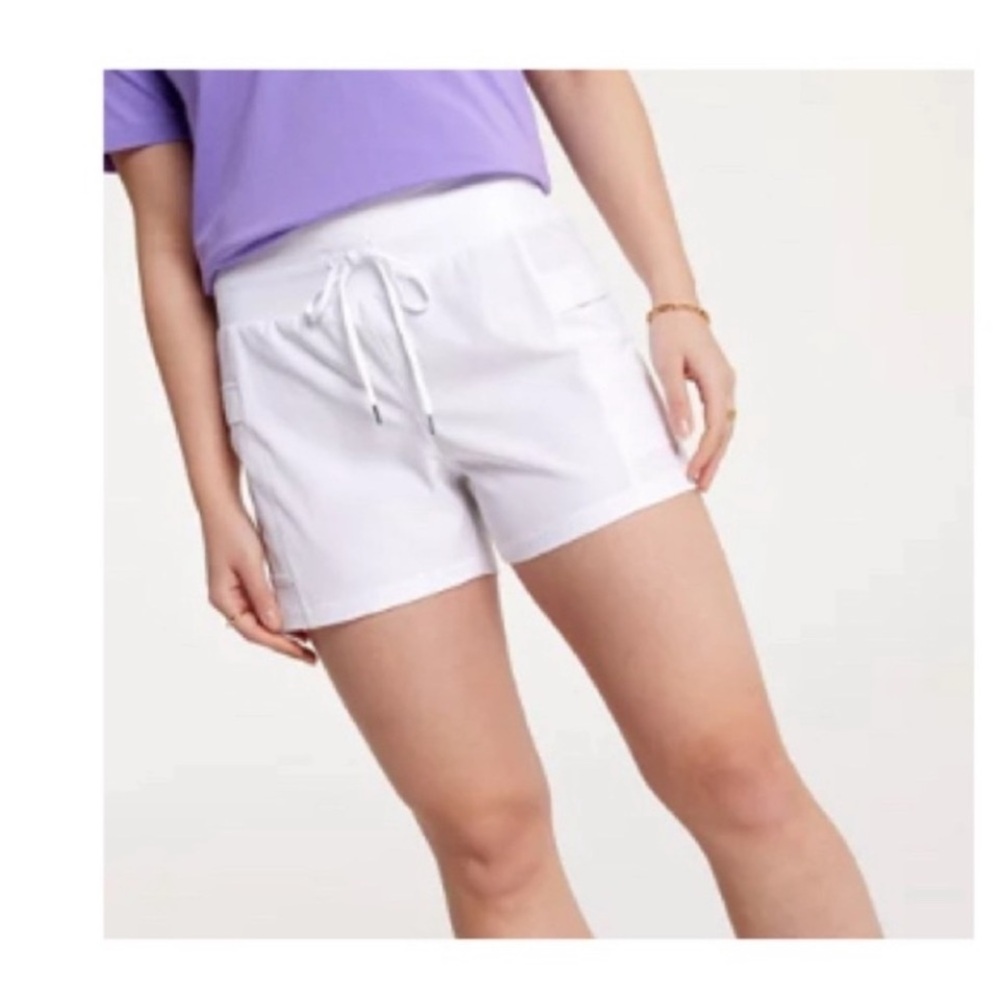 CALIA Shorts Journey Collection Mid-Rise 4" Inseam Pull On Size Large
White NWT